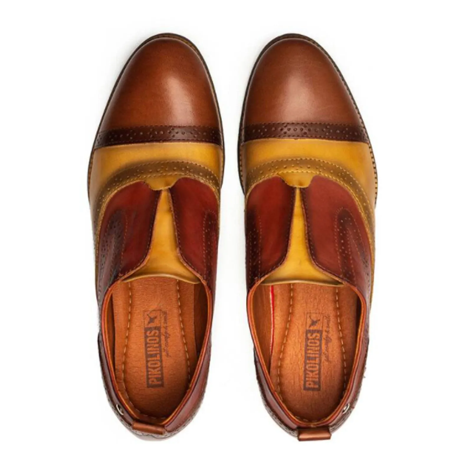 Rubber Oxfords Pikolinos Royal W4D-3510C1 Slip On Oxford (Women) - Cuero Leather