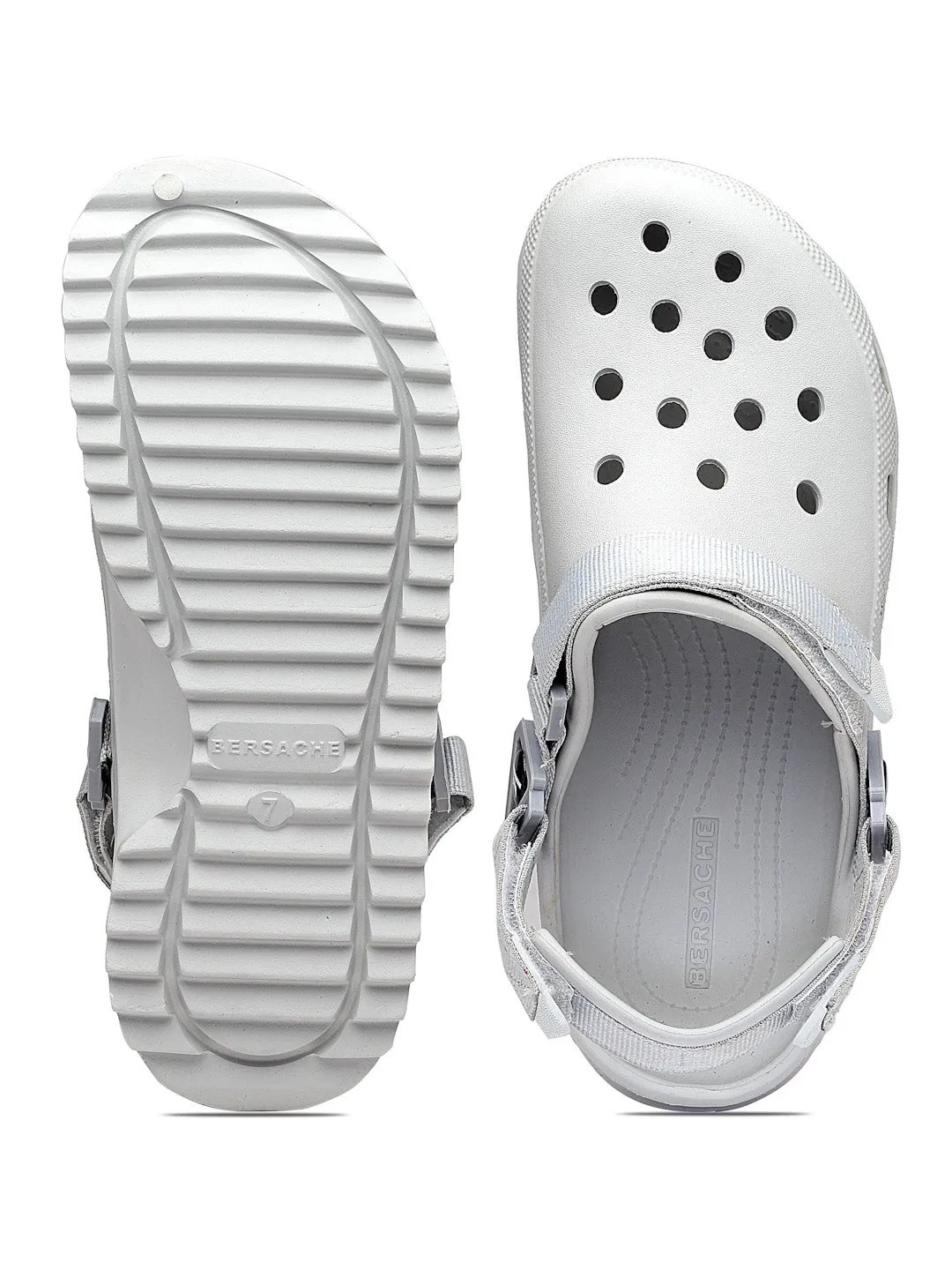 Classic Open Toe Slippers Bersache Extra Soft Classic Casual with  Regular wear with Ultra Soft & Flexibility Technology Flip Flop for Men's & Boy's (6136-Gray)