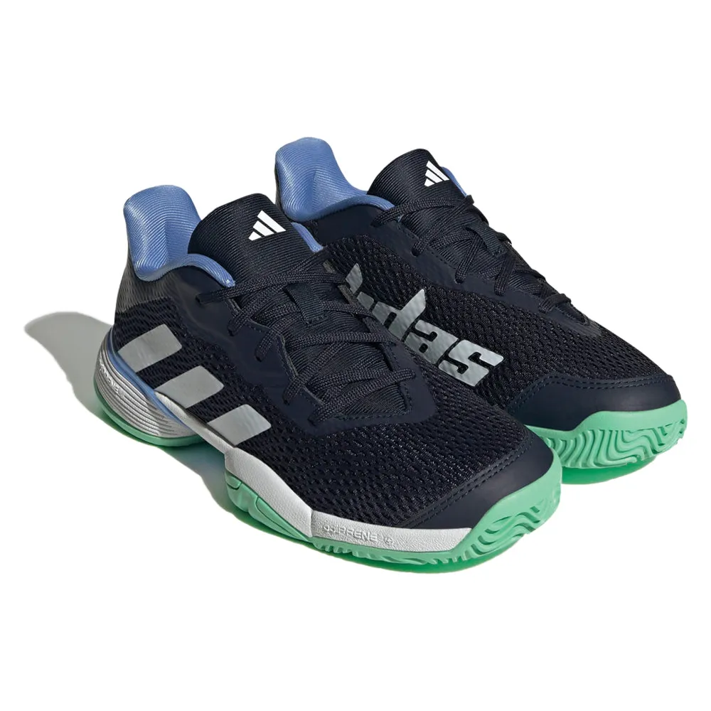 adidas Barricade Tennis Shoes (Junior) - Legend Ink/Cloud White/Blue Fusion Adidas Adizero Baseball Shoes