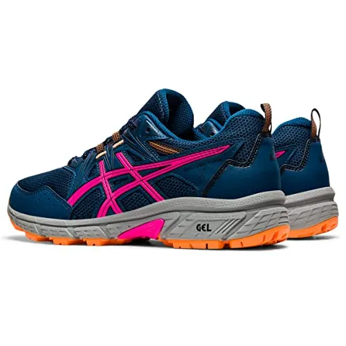 Asics Rocket Volleyball Shoes ASICS Women's Gel-Venture 8 Running Shoes, 8.5, MAKO Blue/Pink GLO