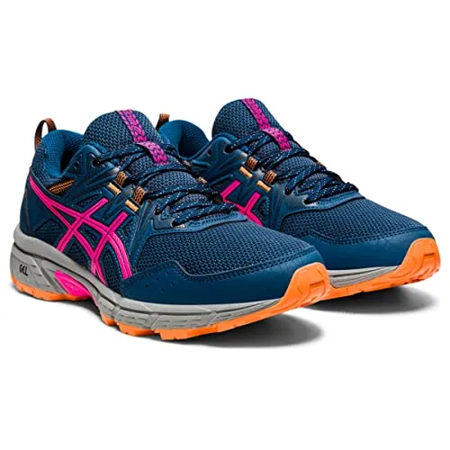 ASICS Women's Gel-Venture 8 Running Shoes, 8.5, MAKO Blue/Pink GLO Asics Gel Cumulus 17 Running Shoe