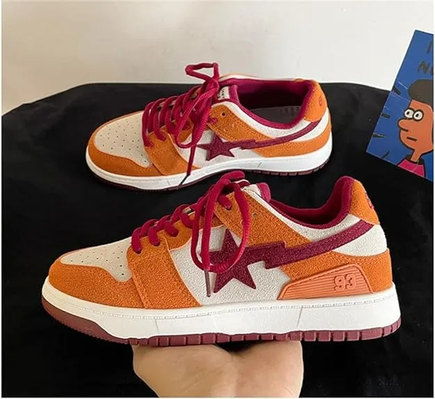 Retro Board Shoes Soft Leather Trainer Platform Casual Shoe S32459 Best Steel Toe Shoes For Flat Feet