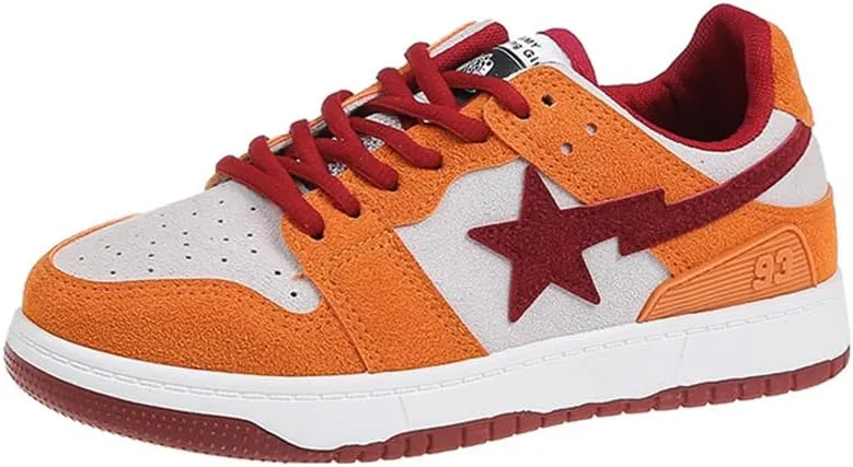 Walking Running Shoes For Flat Feet Retro Board Shoes Soft Leather Trainer Platform Casual Shoe S32459