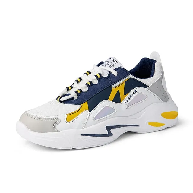 Fashion Men Sneakers Male Mesh Shoes Casual Young Man Street Men Leisure Shoes Male Footwears Breathable Comfortable Flats 39-44 Striper Ii Casual Shoe