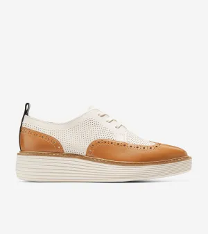 riginalGrand Platform Wingtip Oxford Oxfords With Lace