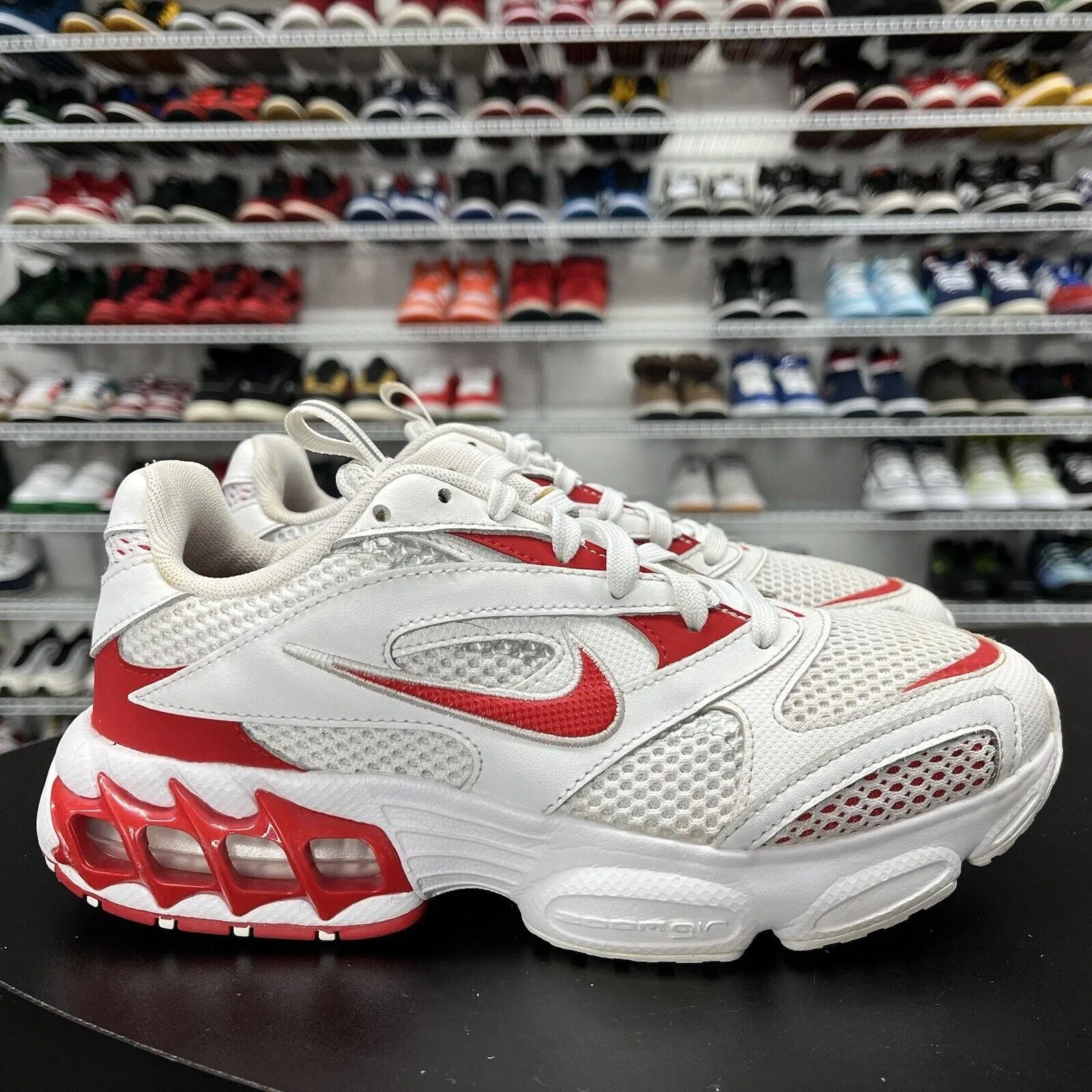 Nike Zoom Air Fire White University Red CW3876-101 Size 7 Asics Shoe Size Conversion