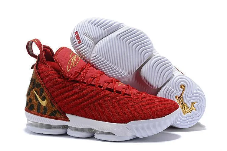 Asics Running Sneakers Shoes Nike Lebron XV 16 EP Red Men Shoes Sale Size US 7-12