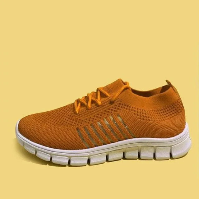 Lifting/running Shoes Women Mesh Breathable Shoes Slip on Flat Shoes Woman Tenis Ladies Casual Shoes  Walking Footwear Sneakers Womens Vulcanize Shoes