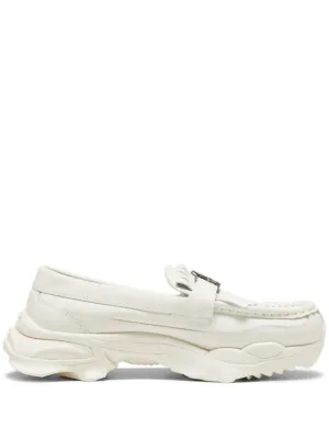 Tan Dress Loafers x Palomo Nitefox "Ivory" loafers