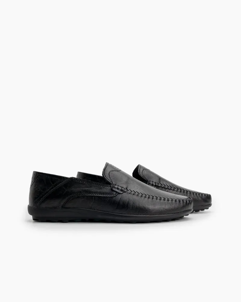 Men's Premium Genuine Leather Slip On Driving Loafers Loafers Brand