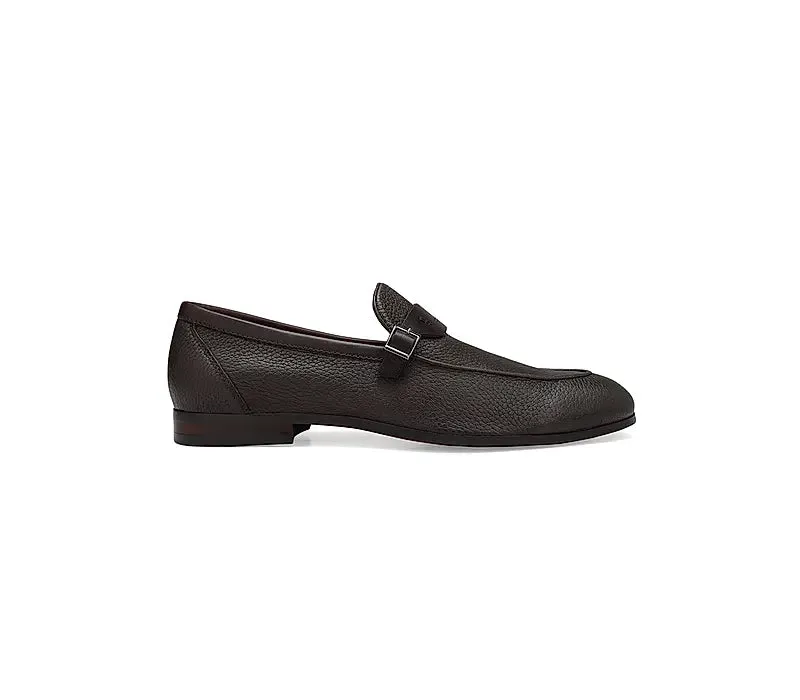 Loafers Gh Bass Coffee Loafers With Panel On Top