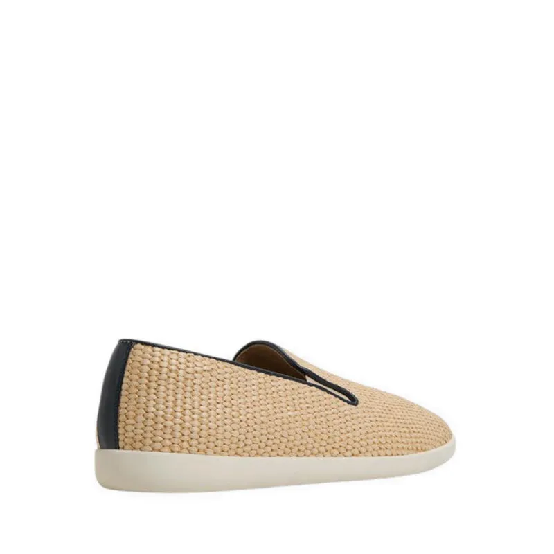 SEAWIND LOAFERS - NATURAL White Leather Slip Ons > Leather Slip Ons