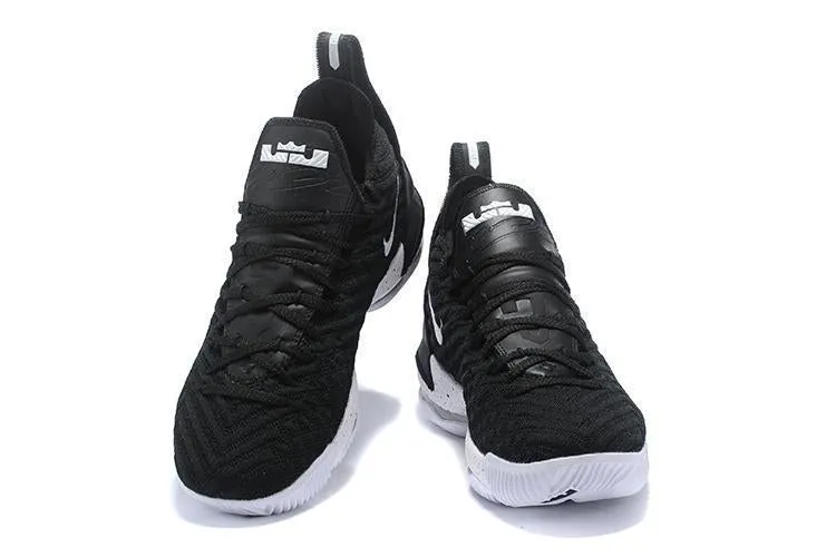 Asics Tennis Shoes Differences Nike Lebron XV 16 EP Black White Men Shoes Sale Size US7,8,8.5,9,10,11,12