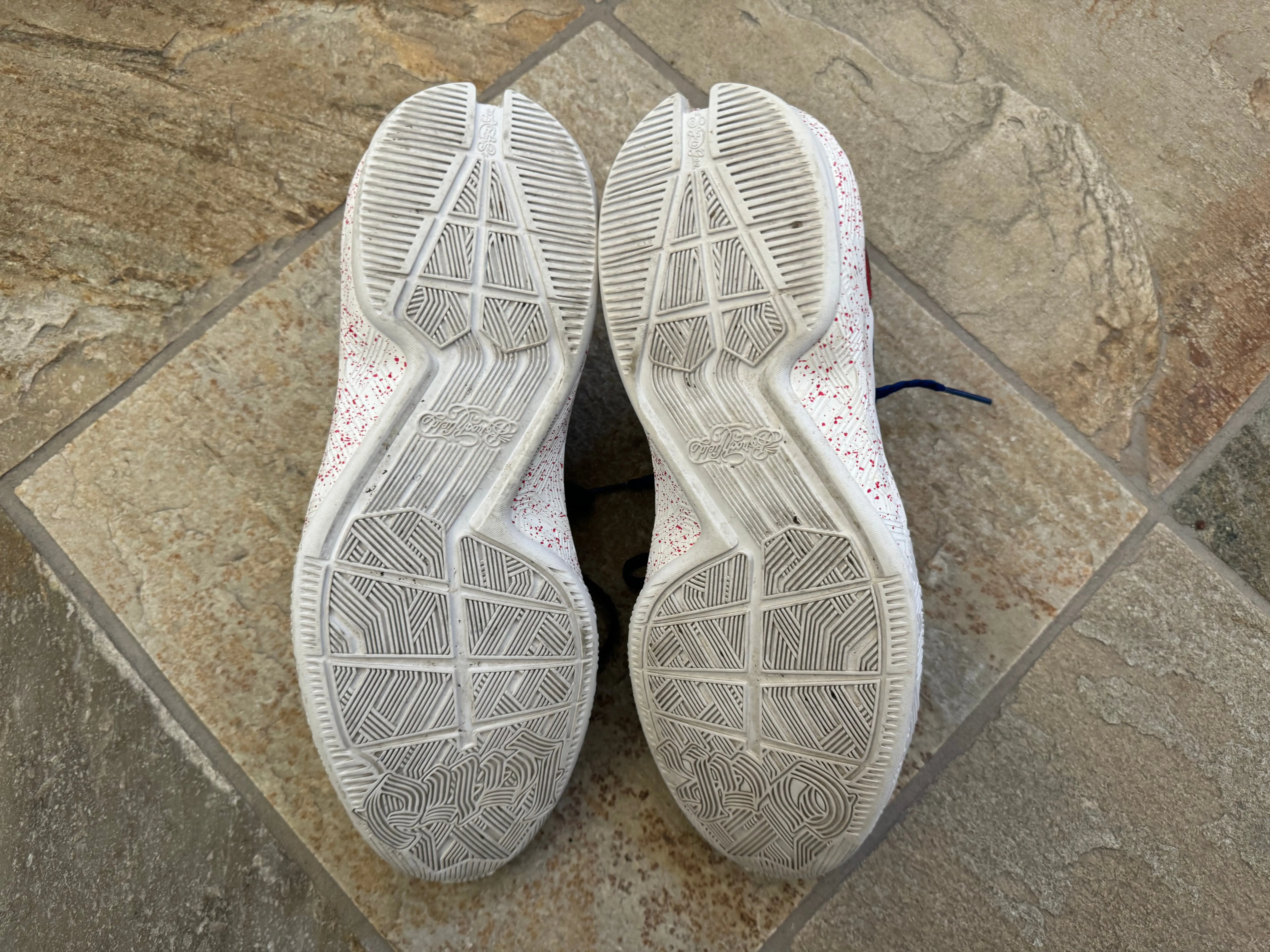 Chinese New Year Adidas Shoes Kansas Jayhawks Frank Mason III Game Worn Adidas College Basketball Shoes ###