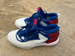 Adidas Mahomes Shoes Kansas Jayhawks Frank Mason III Game Worn Adidas College Basketball Shoes ###