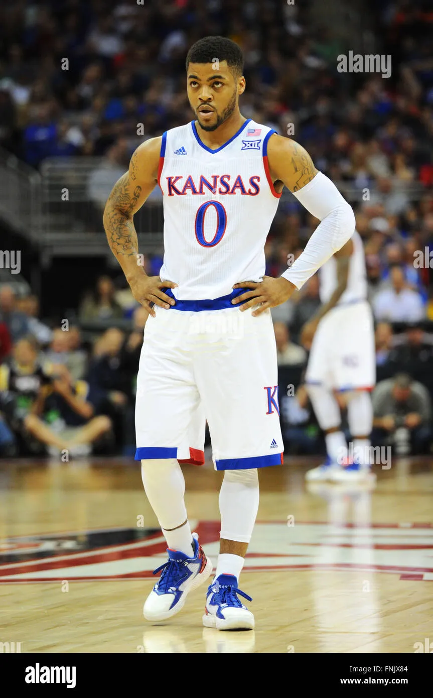 Harden Adidas Shoes Kansas Jayhawks Frank Mason III Game Worn Adidas College Basketball Shoes ###