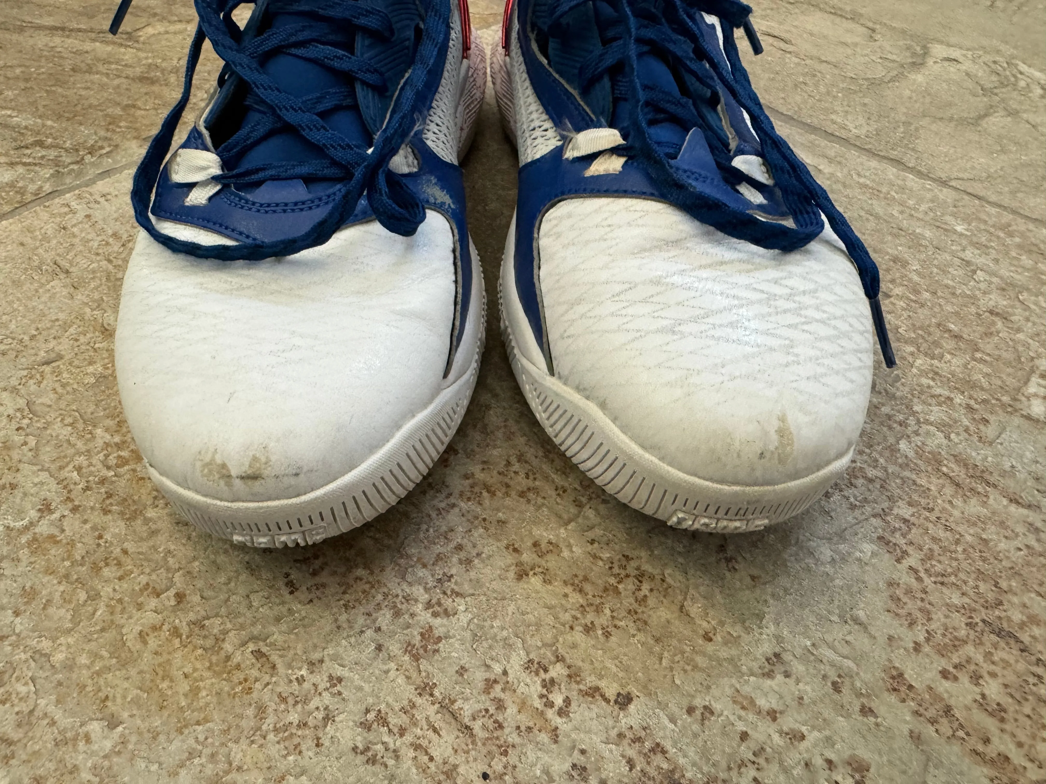 Kobe Bryant Adidas Shoes 1996 Kansas Jayhawks Frank Mason III Game Worn Adidas College Basketball Shoes ###