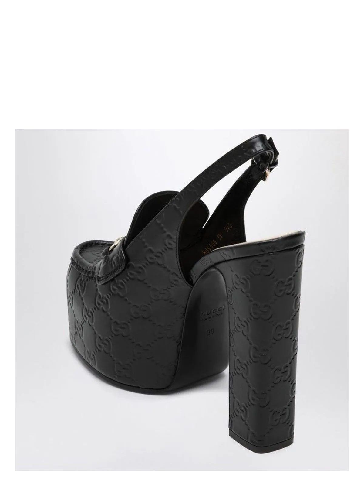 BLACK LOAFER SLINGBACK WITH PLATFORM Camden Loafers