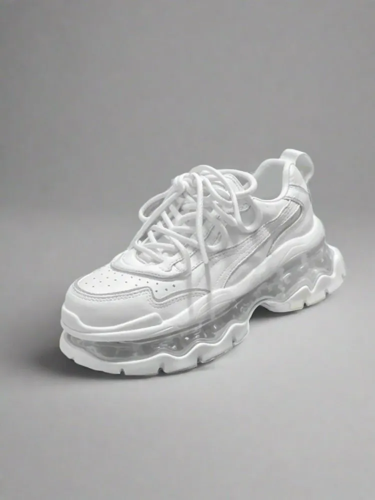 Fencing Sneakers Womens White Platform Sneakers - Breathable Tennis Shoes