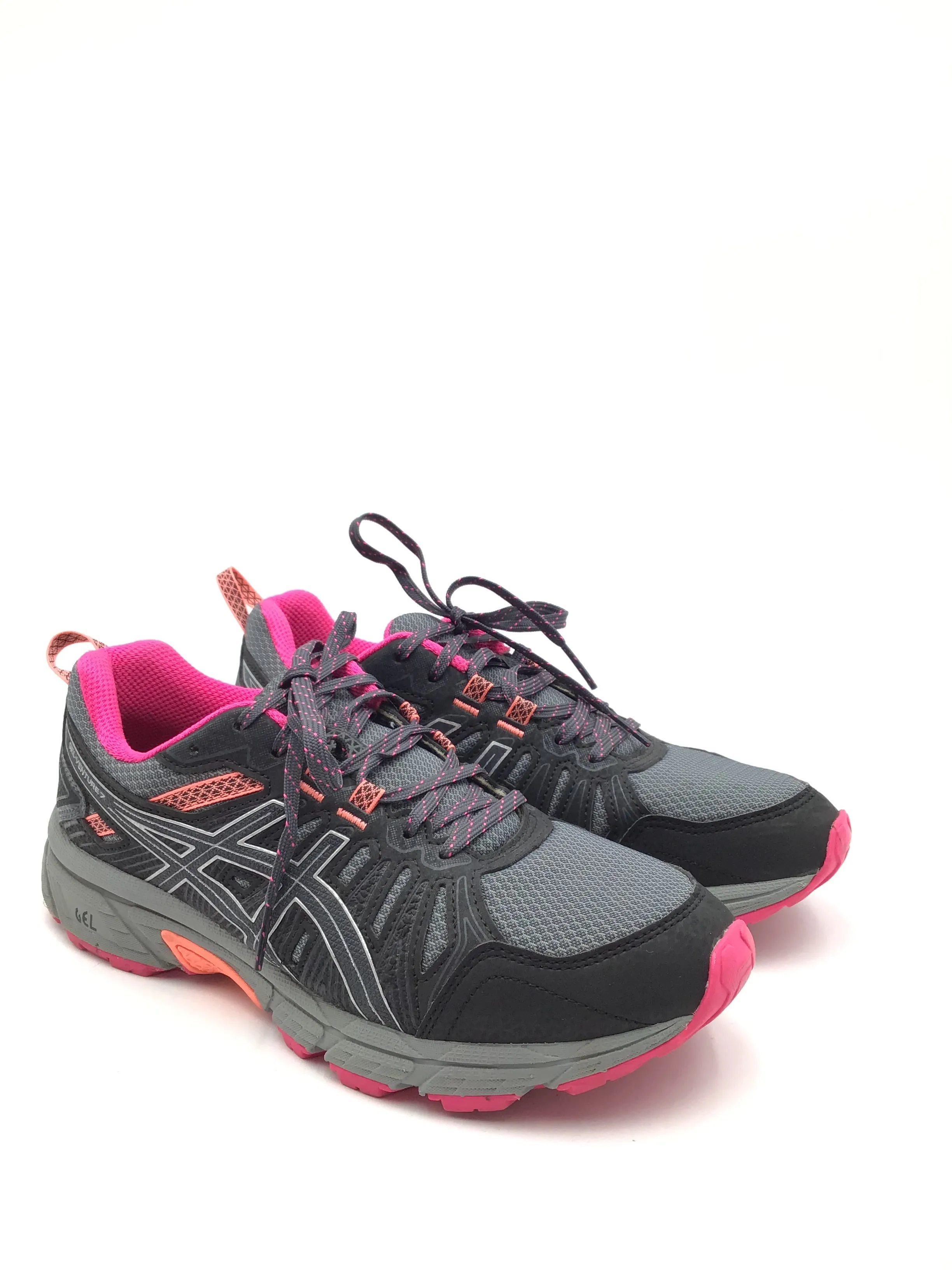 Shoes Athletic By Asics In Grey & Pink, Size: 8 Asics Tennis Shoes Insoles