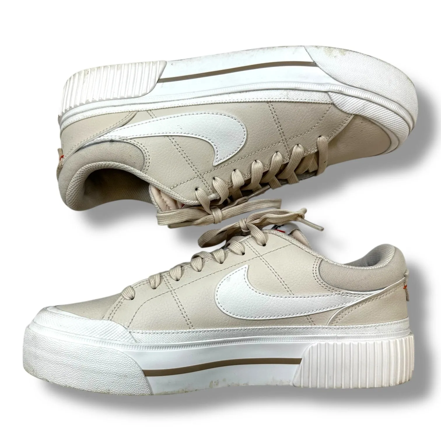 Asics Court Speed Flytefoam Tennis Shoes Shoes Athletic By Nike In Tan, Size: 10