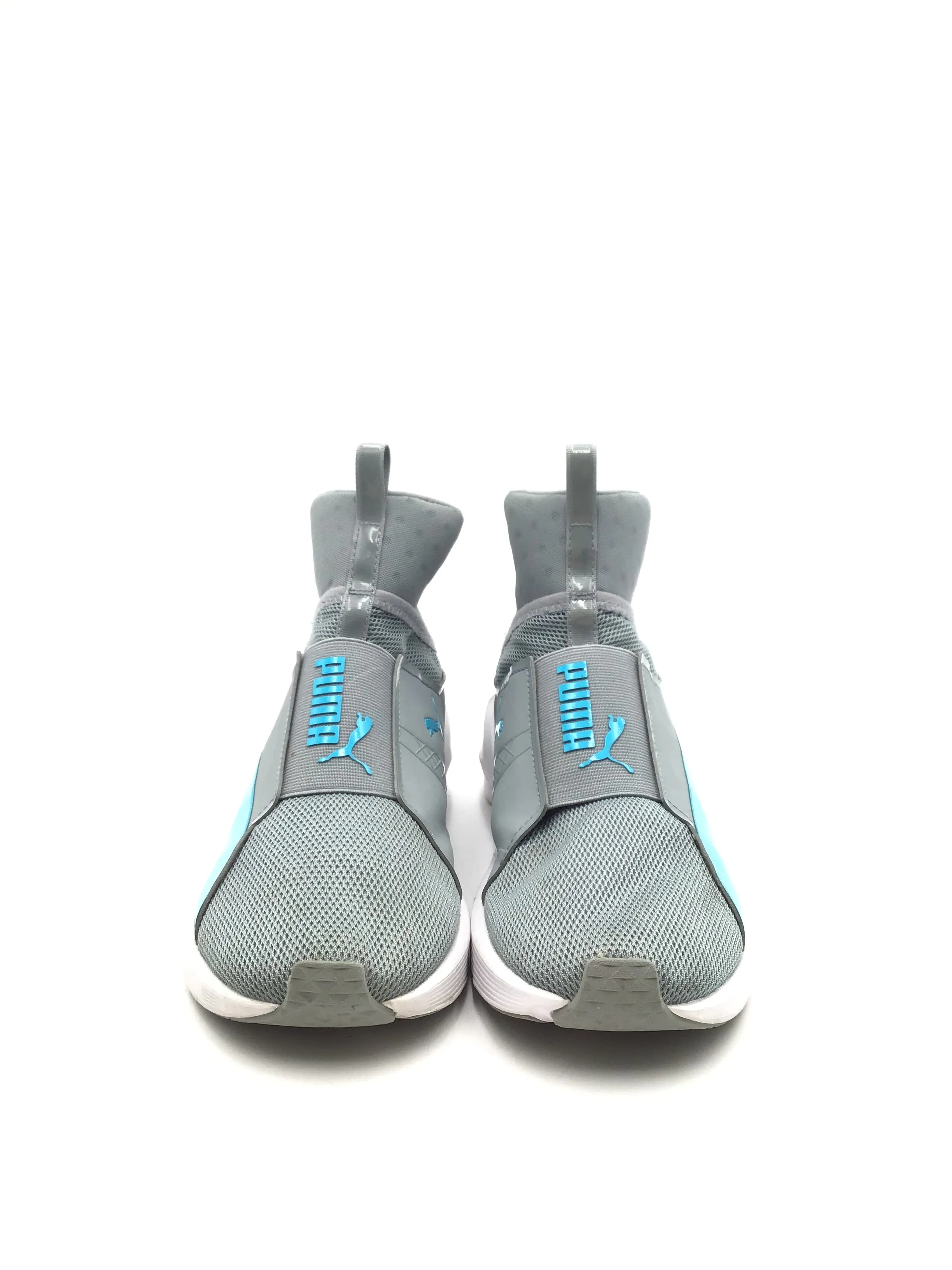 Mid Puma Shoes Shoes Athletic By Puma In Grey, Size: 8.5