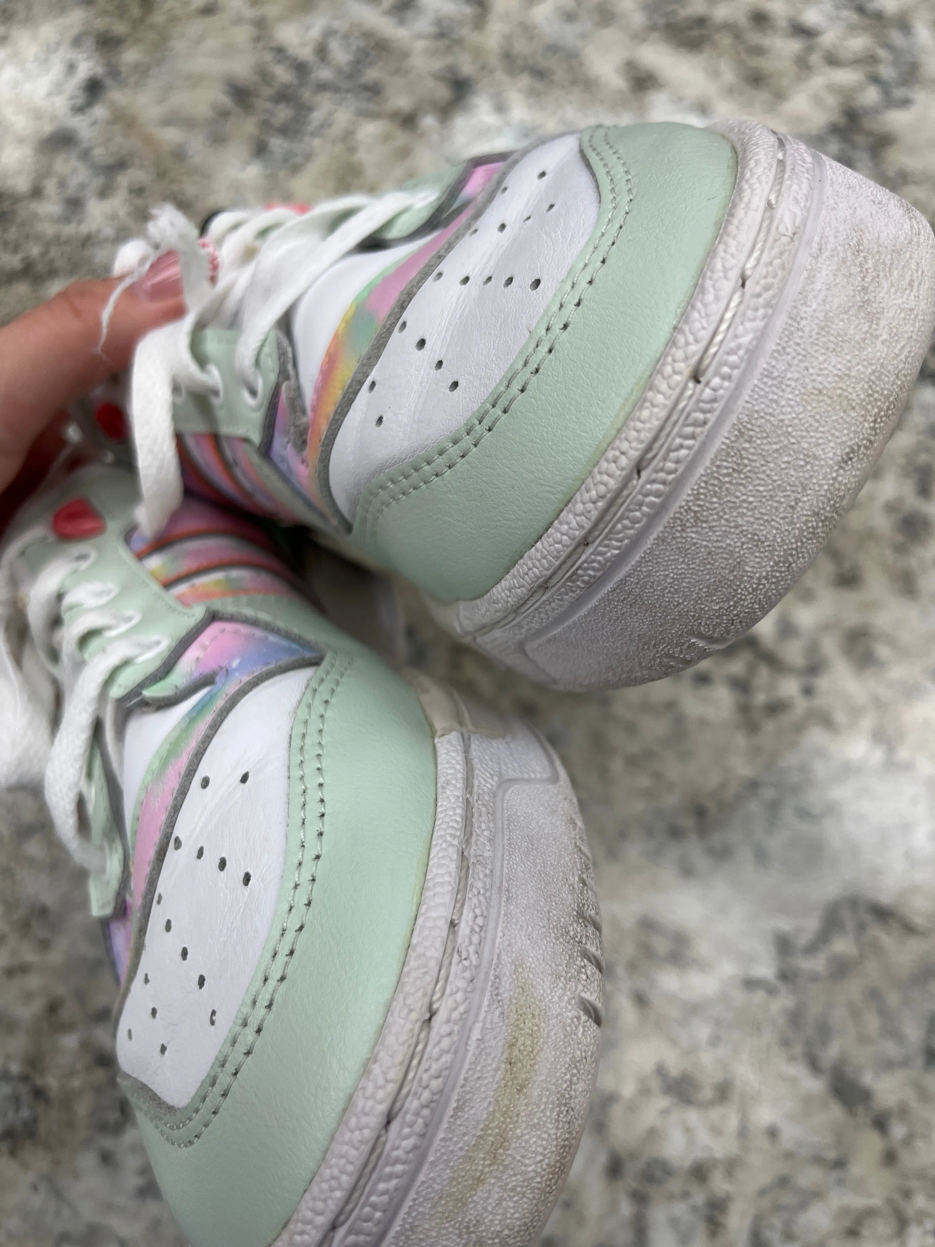 Shoes Sneakers By Adidas In Green & Purple, Size: 7 Design Your Own Adidas Shoes