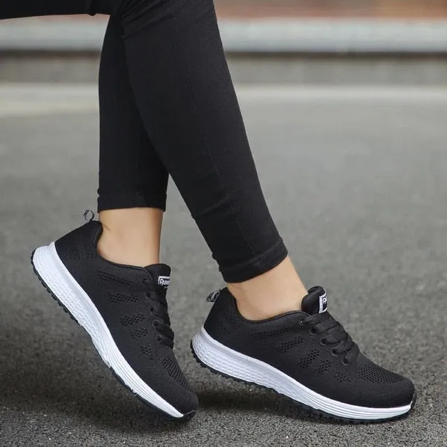 Shoes Woman Sneakers White Platform Trainers Women Shoe Casual Tenis Feminino Zapatos de Mujer Zapatillas Womens Sneaker Basket Casual Shoes That Are Good For Your Feet