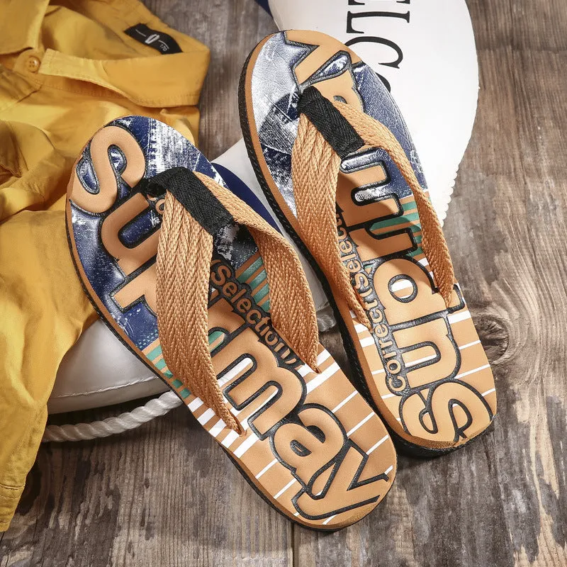 Surf Slippers Men Beach Shoes Men's Slippers Summer Fashion Beach Shoes