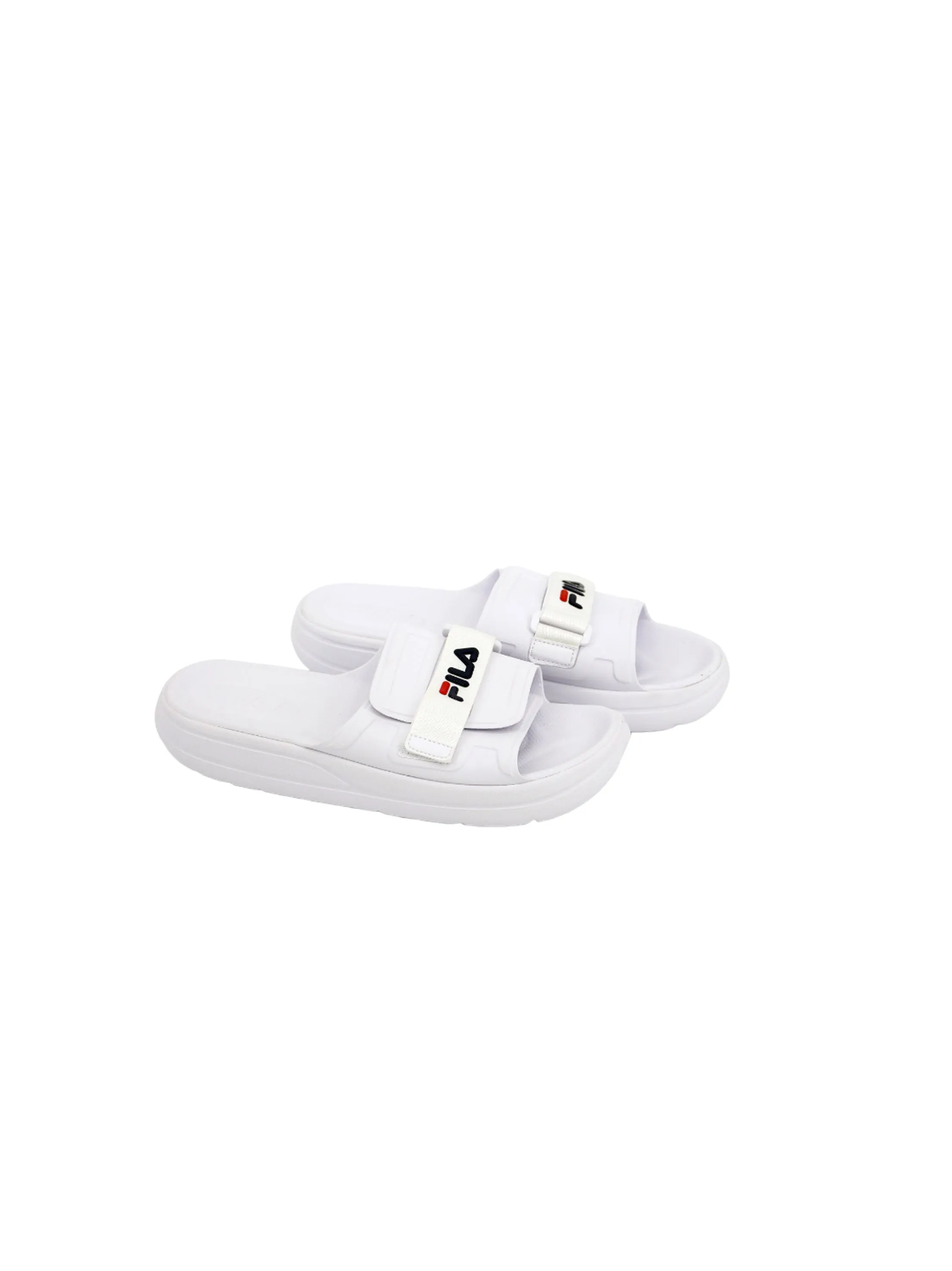 Slippers For Overpronation Men's Brand Logo Printed Slide,White