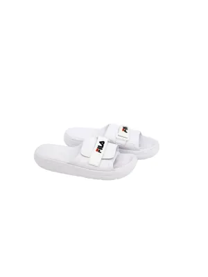 Men's Brand Logo Printed Slide,White Sandals Slides