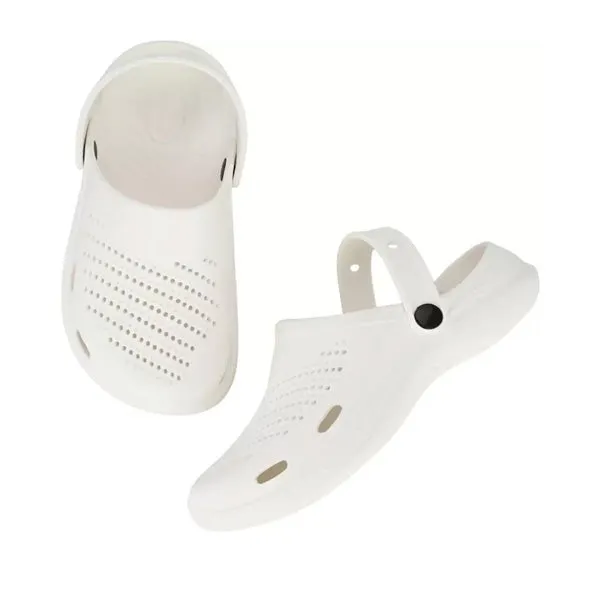 Fleece Lined Sock Slippers Bersache Extra Soft Classic Casual with  Regular wear with Ultra Soft & Flexibility Technology Clogs for Men's & Boy's- 6010- White