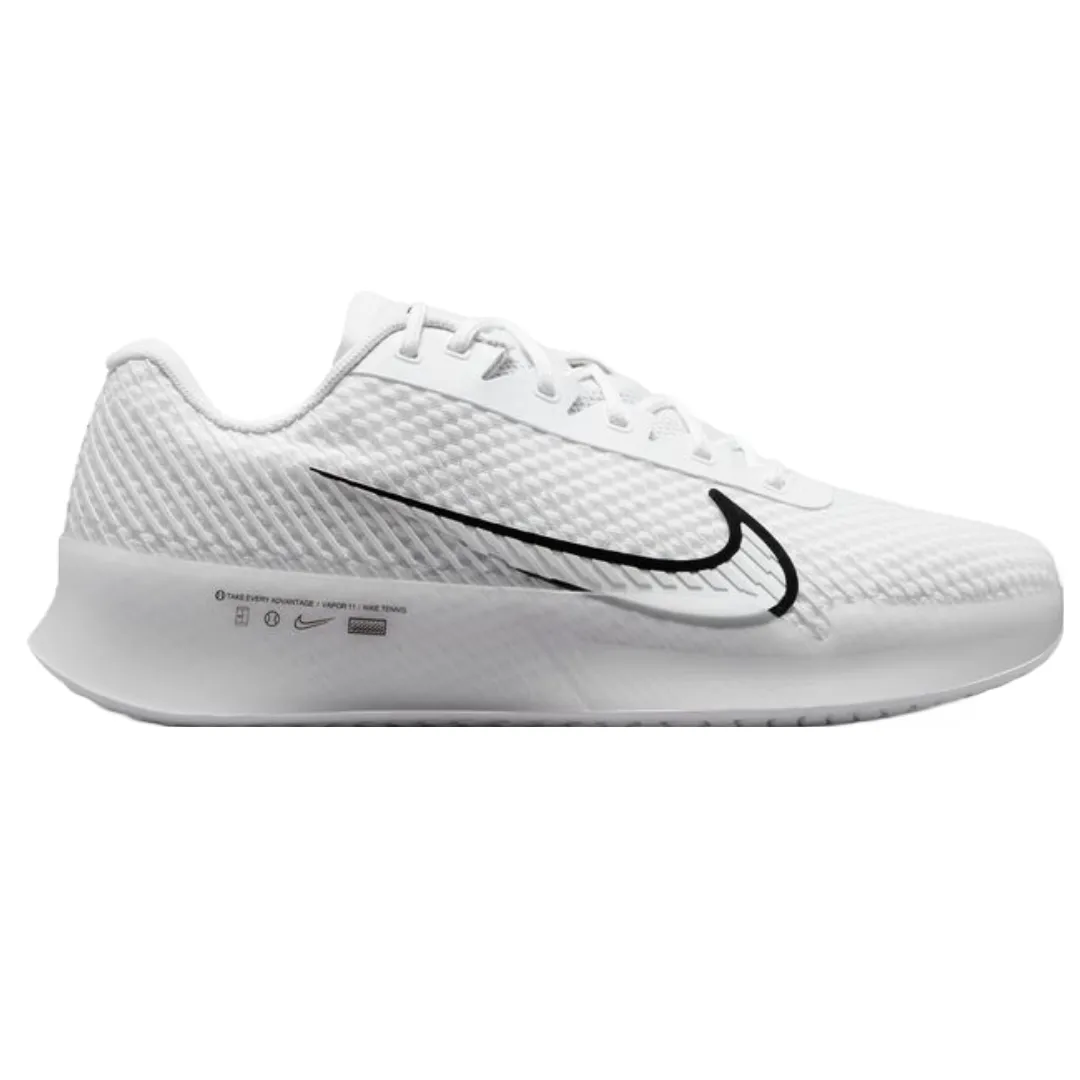 Nike Court Air Zoom Vapor 11 Men's Hard Court Tennis Shoes -  White/Black-Summit White Asics Triathlon Shoes