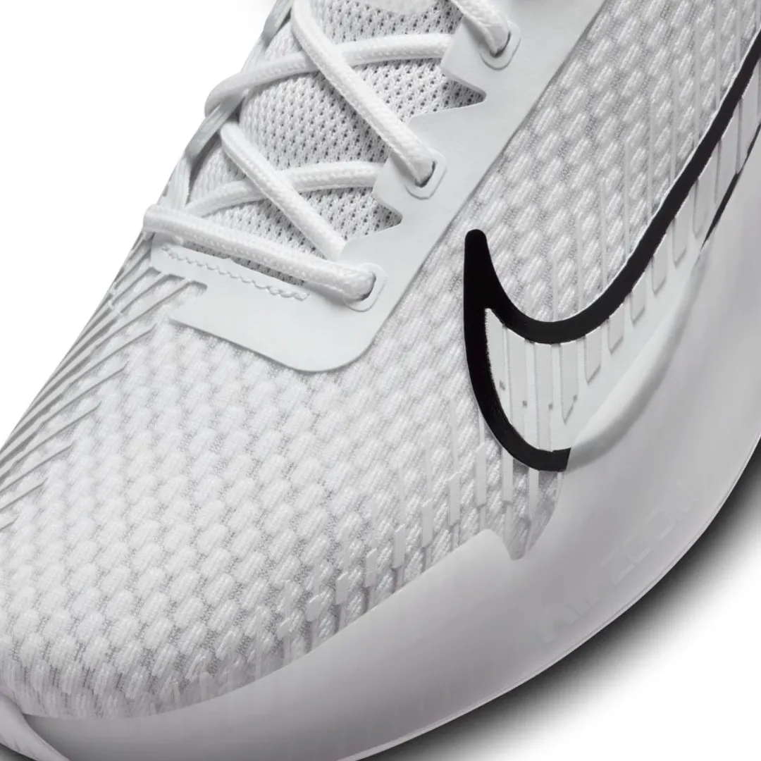 Nike Court Air Zoom Vapor 11 Men's Hard Court Tennis Shoes -  White/Black-Summit White Asics Flat Feet Running Shoes