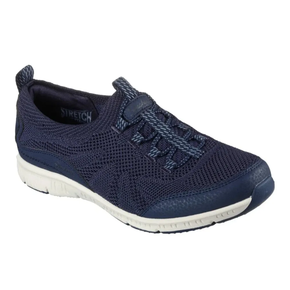Lacoste Powercourt Leather Casual Shoes SKECHERS Women's Be-Cool My Goals Casual shoe (Navy)