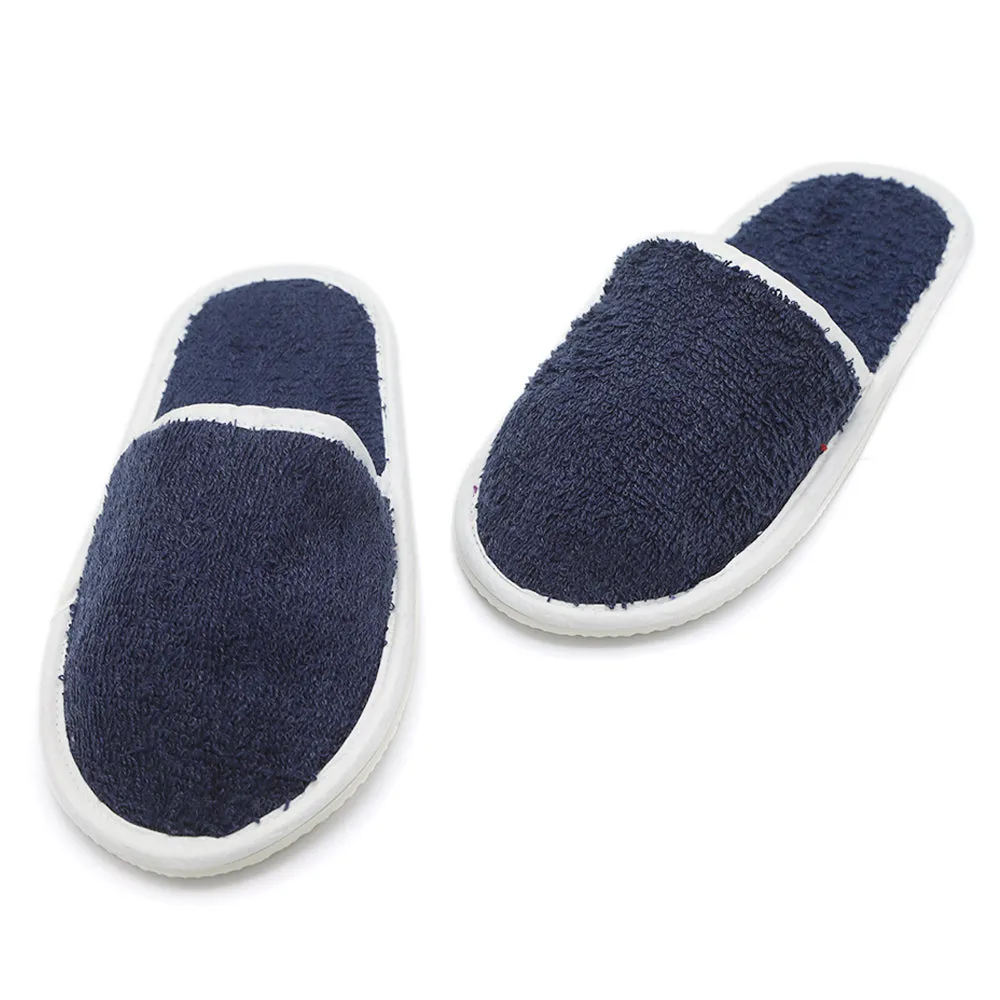 Plantar Fasciitis Support Slippers Bath Slippers - Dark Blue
