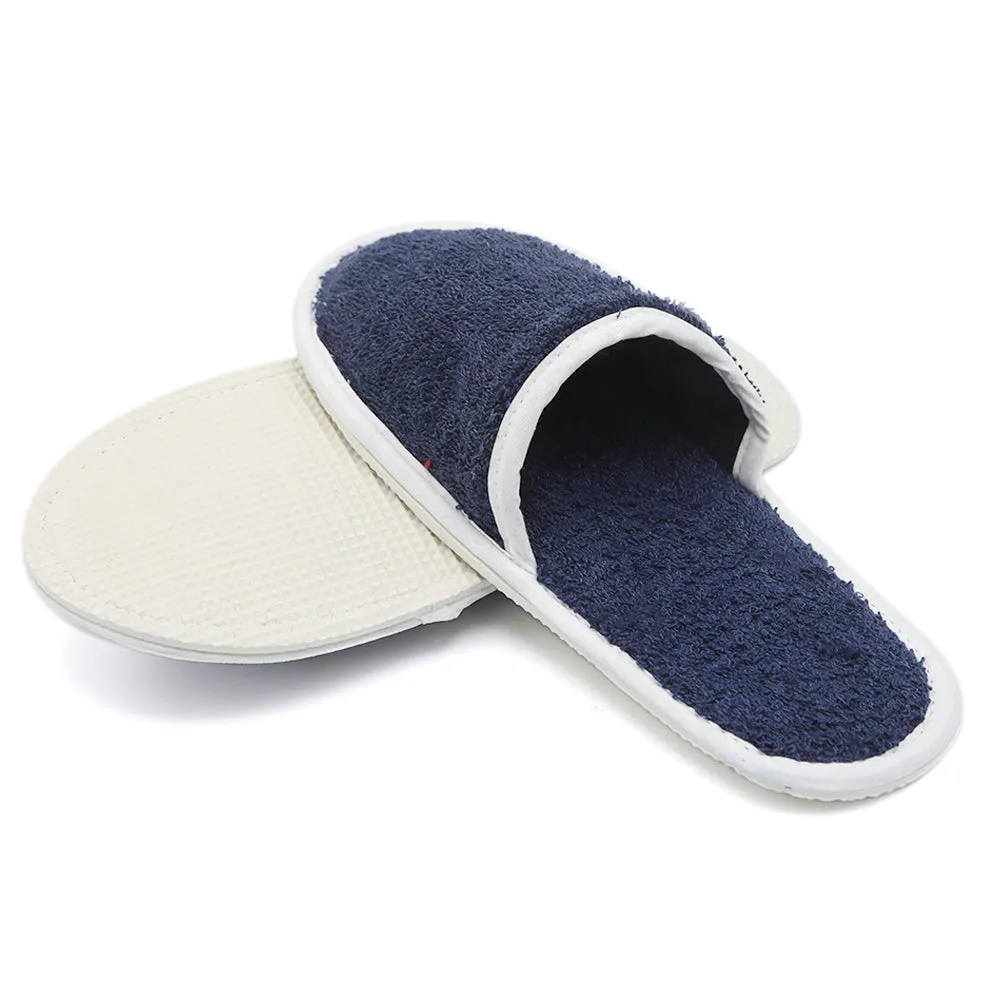 Arched Slippers Bath Slippers - Dark Blue