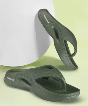 Soled Sock Slippers Bersache Extra Soft Classic Casual with  Regular wear with Ultra Soft & Flexibility Technology Clogs for Men's & Boy's 6065-Green