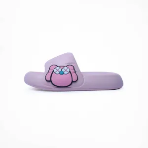 Washable House Slippers Birdsoles -  Nocturnal Nest Slides - Powder Pink