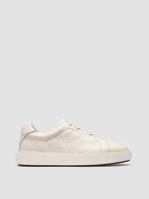 SLOUCH 001 - White Leather Low Top Sneakers Vh Sneakers