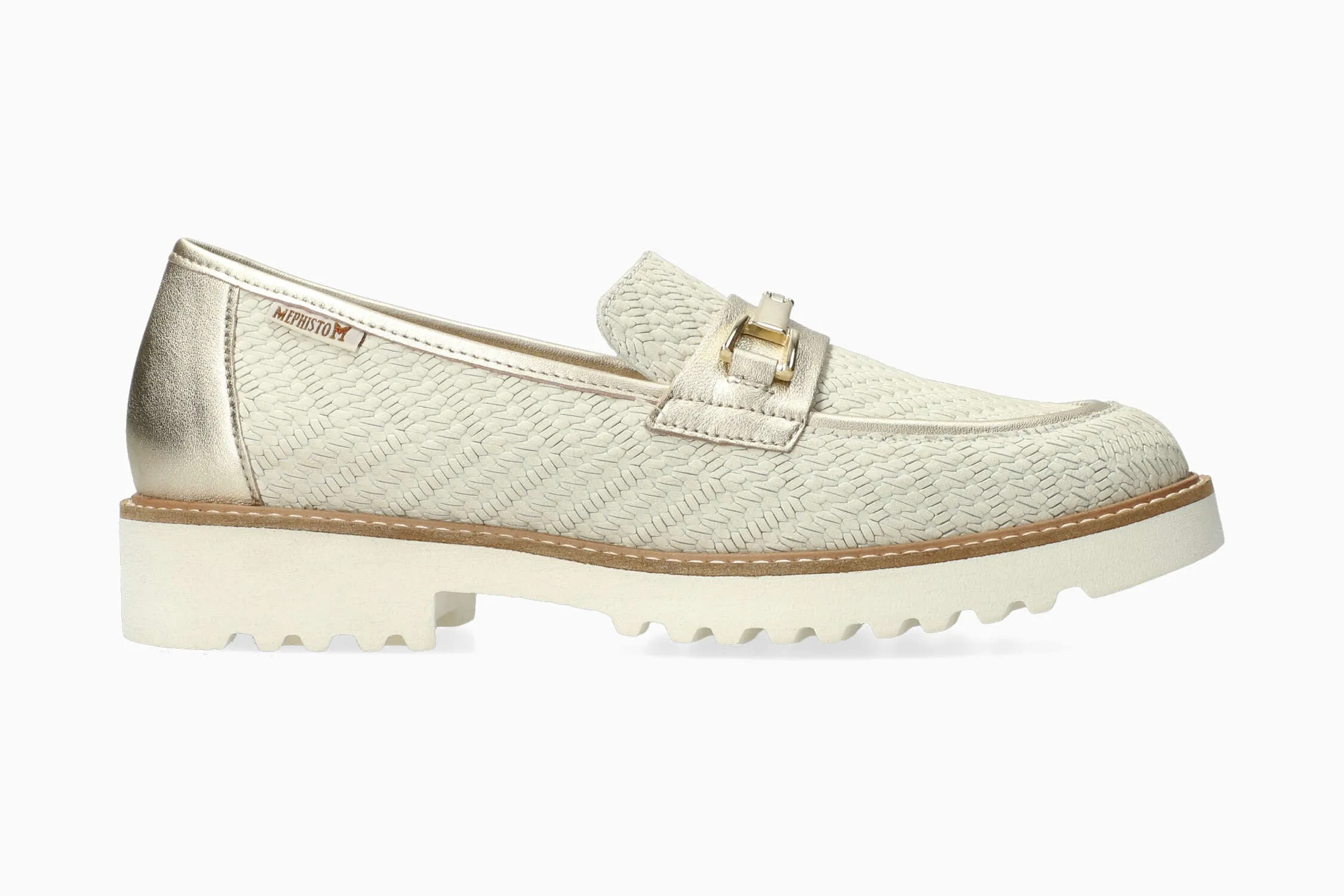 Slip-on Work Shoes Leather Salvia - Off White
