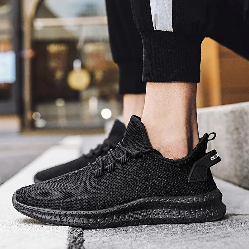 Semi Casual Work Shoes Mesh Men Shoes