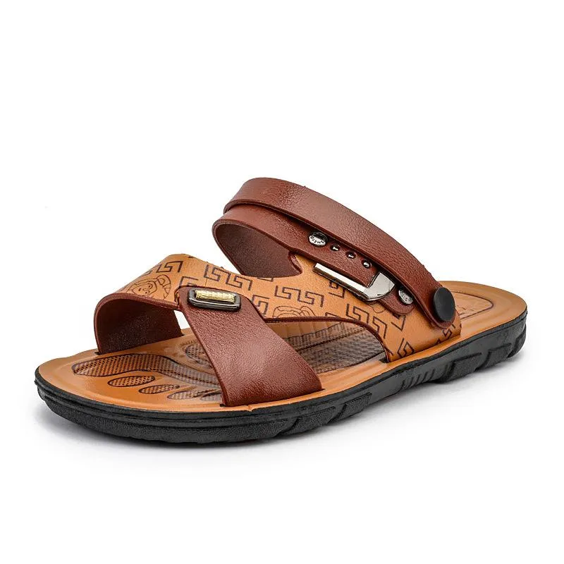Sandals Shower Summer Beach Casual Men's Slide Sandals