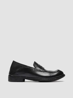 LEXIKON 140 - Black Leather Penny Loafers Loafers Target