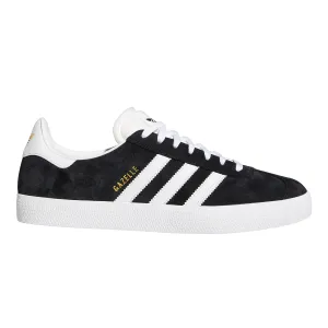 Adidas Gazelle ADV Shoes - Core Black / Cloud White / Gold Metallic Comfiest Adidas Shoes
