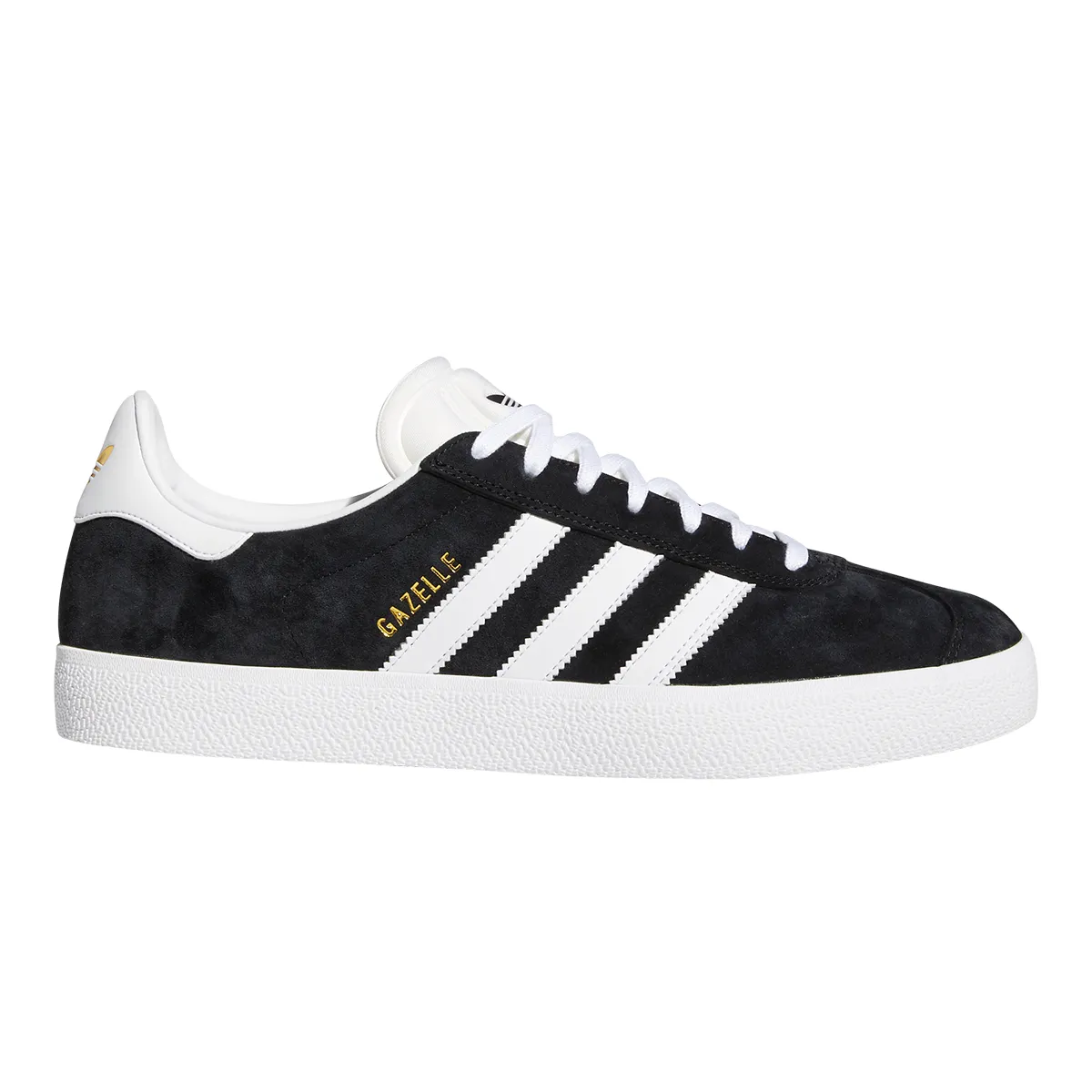 Adidas Gazelle ADV Shoes - Core Black / Cloud White / Gold Metallic Adidas Shoes Boost