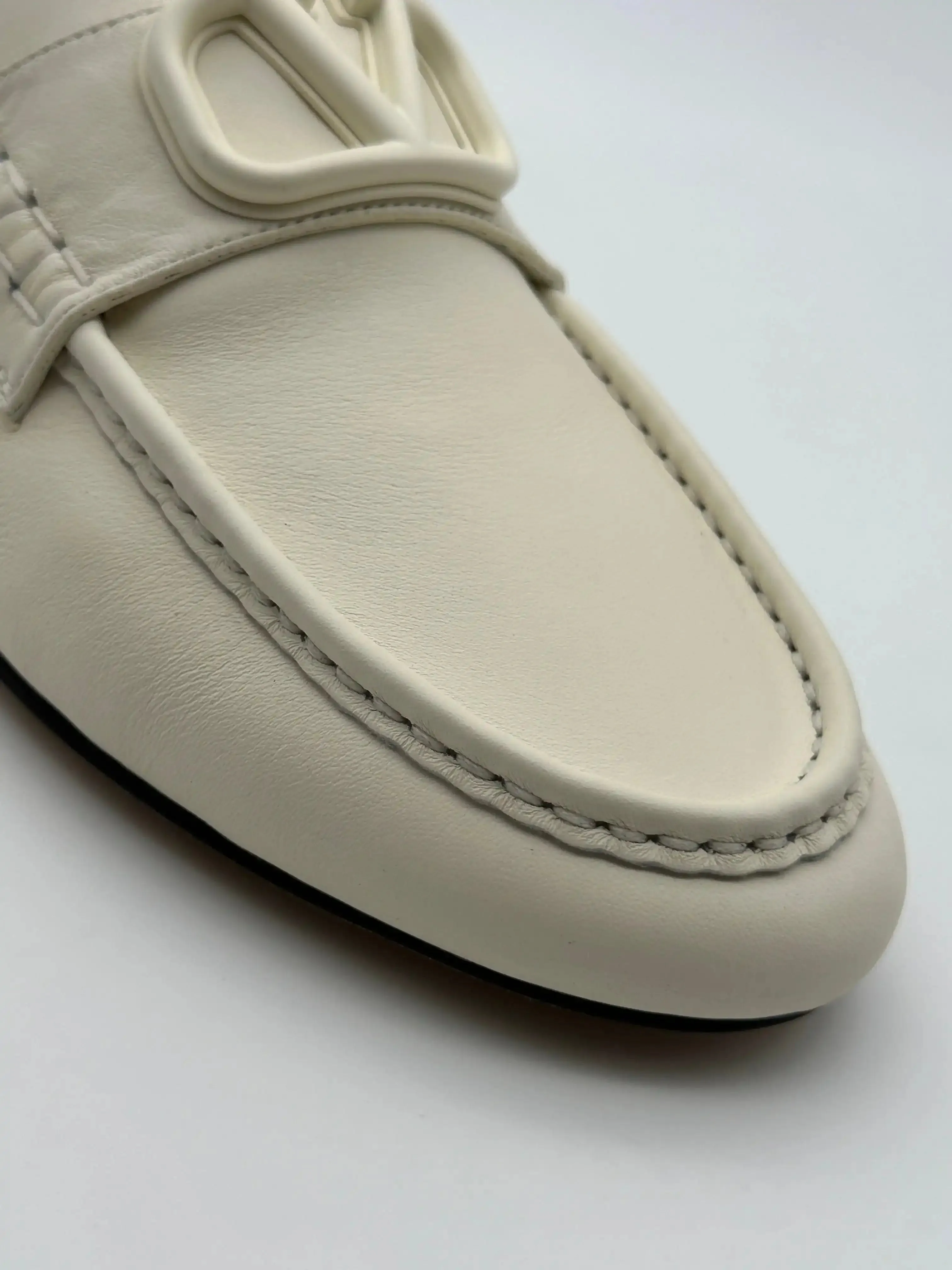 Leather Sabot Loafers And Suit