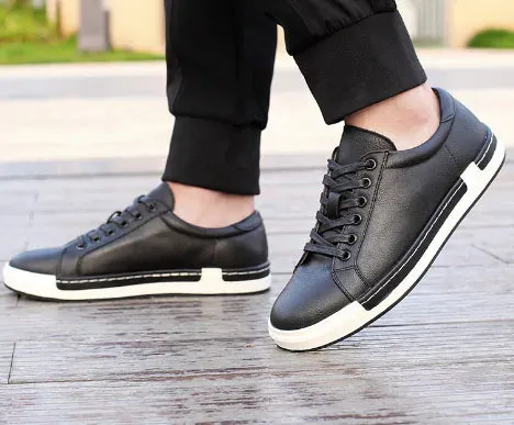 Casual Shoe Laces Style Handmade Men Shoes