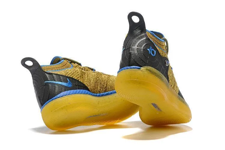 Best Asics Shoes For Heavy Runners Nike Zoom KD11 Yellow Black Men Shoes Sneaker Sale Size US 7-12