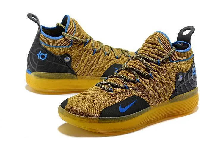 Nike Zoom KD11 Yellow Black Men Shoes Sneaker Sale Size US 7-12 Asics Shoes Commercial
